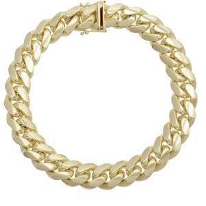 11MM 10K MIAMI CUBAN BRACELET