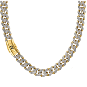 10K DIAMOND CUT MONACO NECKLACE