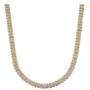 10K 8.09 CTW DIAMOND MIAMI CUBAN LINK CHAIN