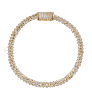 10K 1.85 CTW DIAMOND MIAMI CUBAN LINK BRACELET